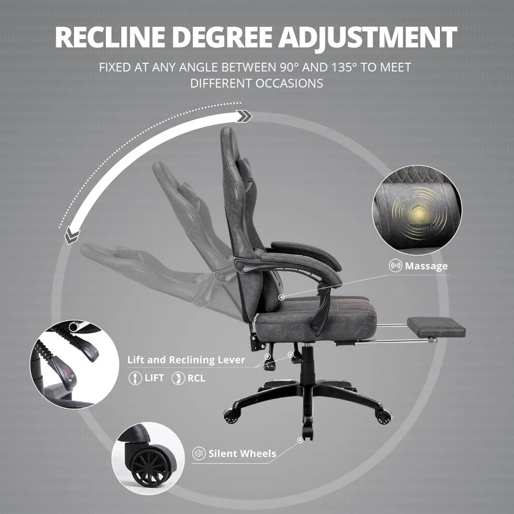 Breathable PU Leather Gamer Chair
