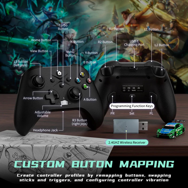 Wireless Gaming Gamepad