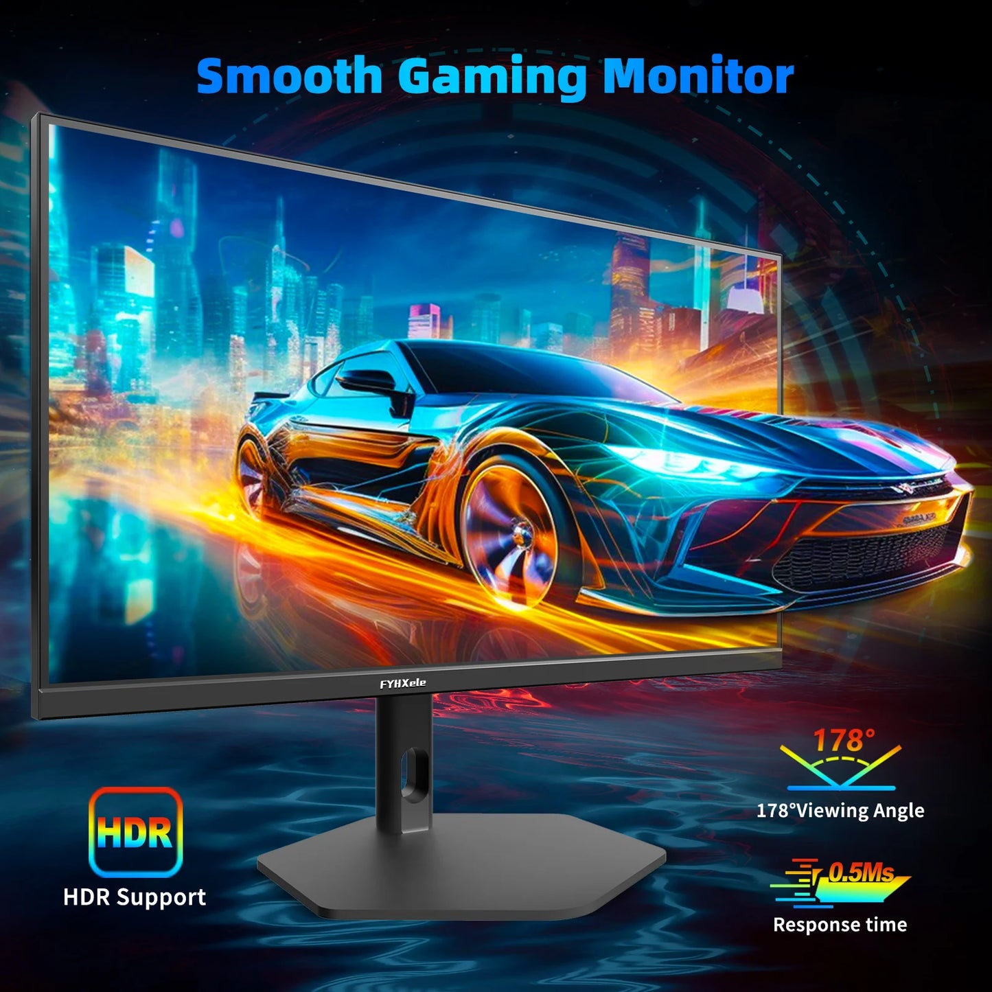 FYHXele 27 inch 380Hz Gaming Monitor