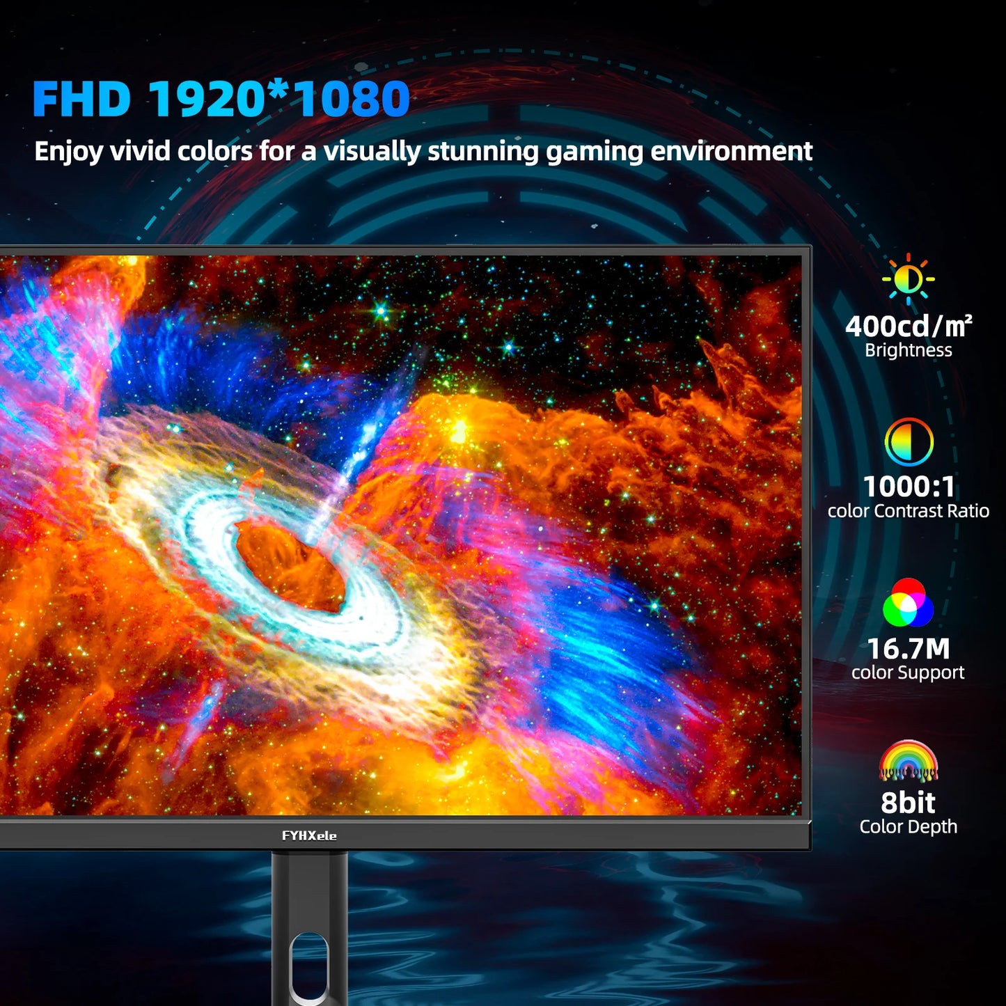 FYHXele 27 inch 380Hz Gaming Monitor