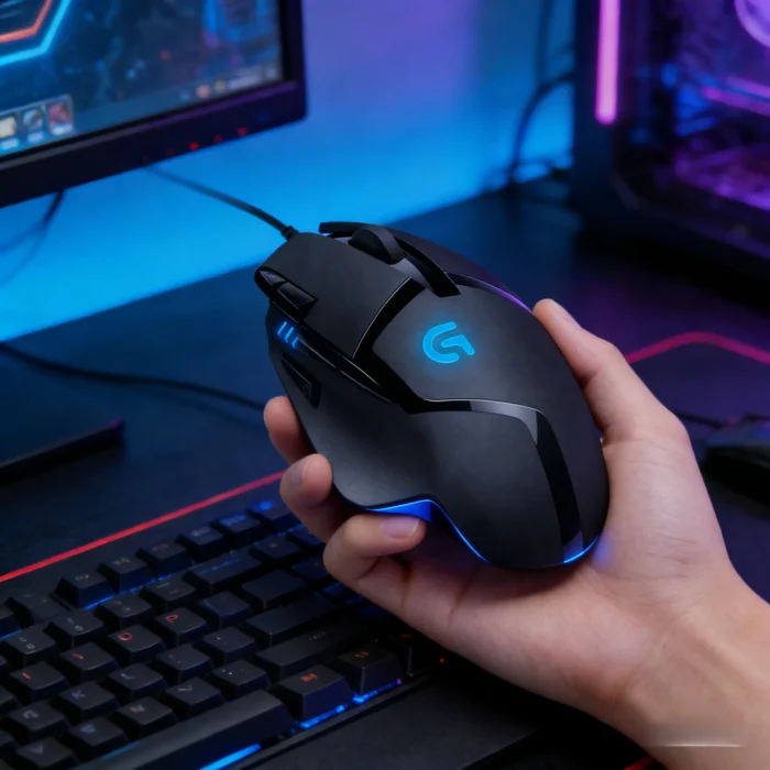 Logitech G402 Wired Gaming Mouse 8 Programmable Buttons RGB Optical Mouse For Gamer